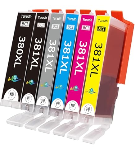 Amazon.co.jp: BCI-381XL+380XL/6MP 【 6色パック+BKセット 合計7本(全 Amazon.co.jp: BCI-381XL+380XL/6MP 【 6色パック+BKセット 合計7本(全